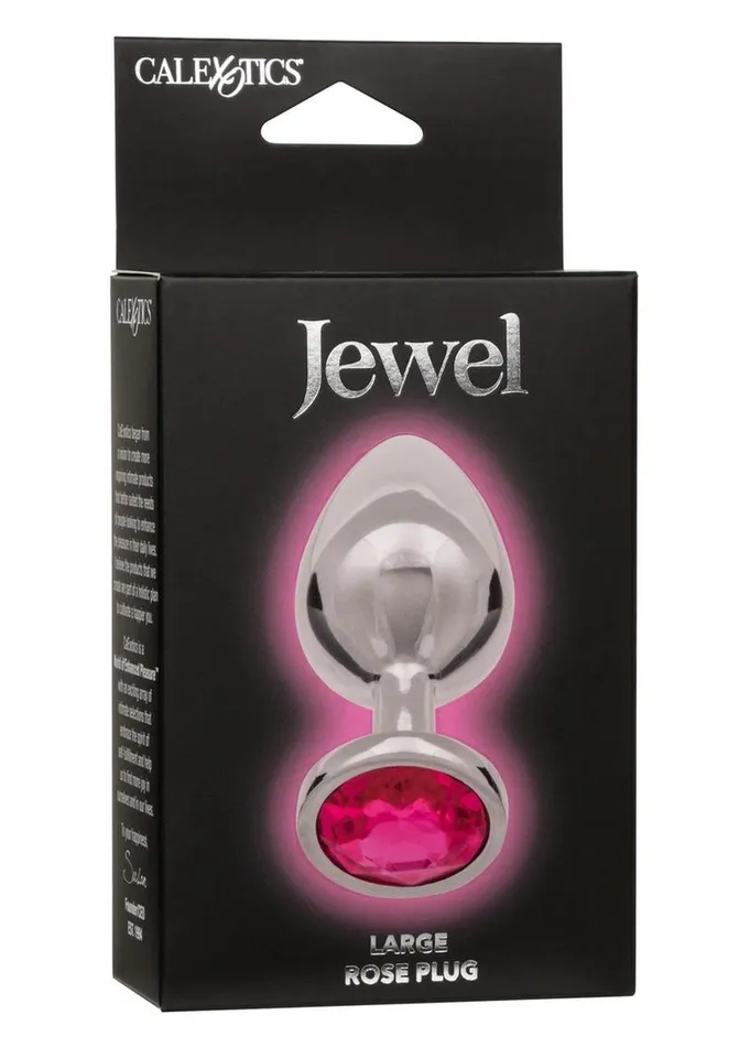 Jewel Rose Aluminum Anal Plug Jewel Male Sex Toys