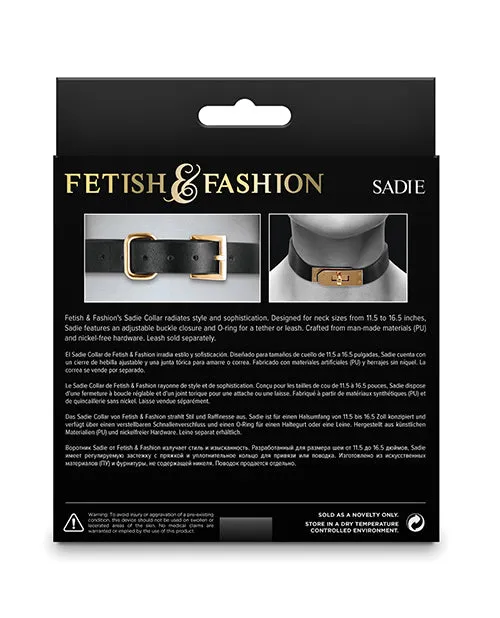 Ns Novelties INC Anal Fetish Fashion Sadie Collar Black