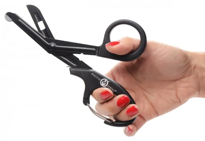 Master Series Snip Heavy Duty Bondage Scissors With Clip XR Brands Couples