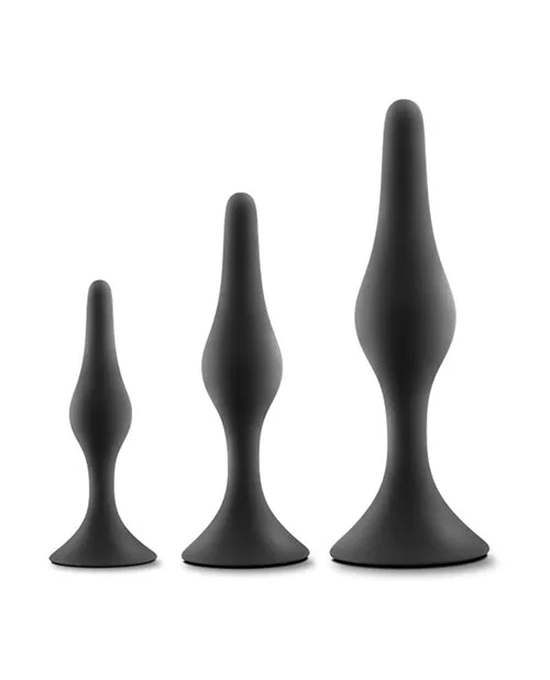 Blush Anal Blush Anal Adventures Platinum Silicone Beginner Plug Kit