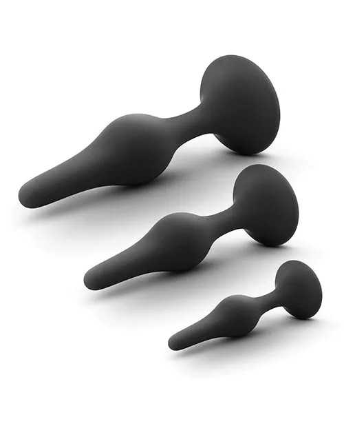 Blush Anal Blush Anal Adventures Platinum Silicone Beginner Plug Kit