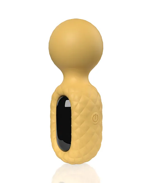 Bushman Products Screaming O Rebound Compact Power Wand Bumblee Yellow Vibrators