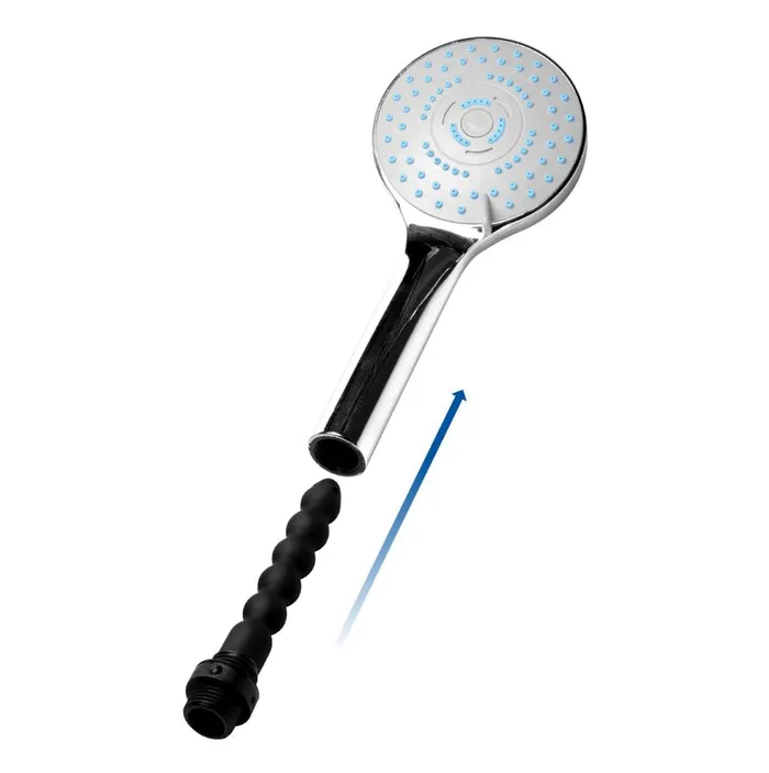 CleanStream Discreet Shower Head with Silicone Enema Nozzle XR Brands Male Sex Toys