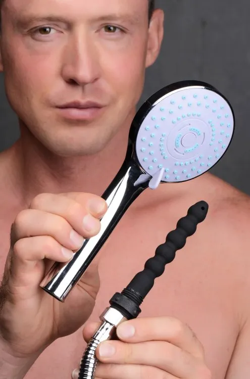 CleanStream Discreet Shower Head with Silicone Enema Nozzle XR Brands Male Sex Toys