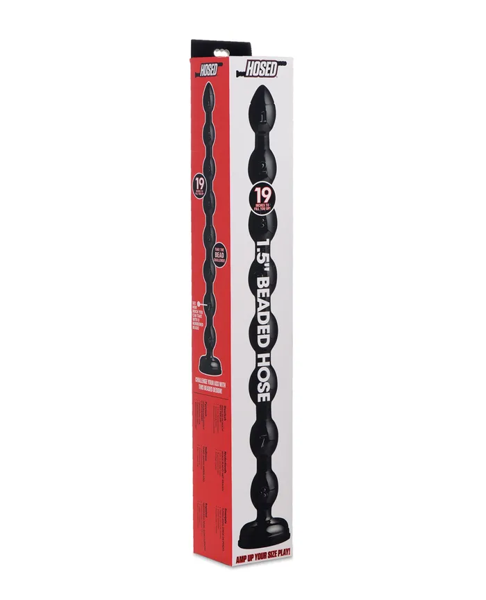 XR Brands Anal Hosed 19 Long Beaded Hose XR Brands Anal Hosed 19 Long Beaded Hose