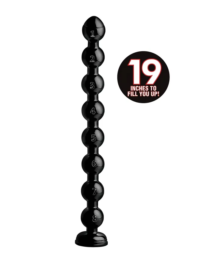 XR Brands Anal Hosed 19 Long Beaded Hose XR Brands Anal Hosed 19 Long Beaded Hose