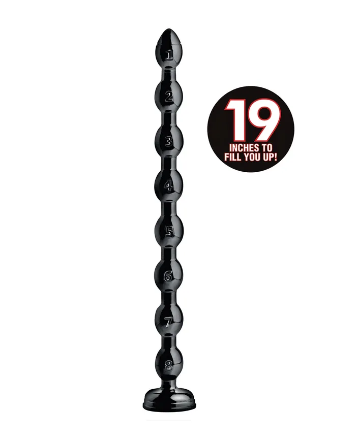 XR Brands Anal Hosed 19 Long Beaded Hose XR Brands Anal Hosed 19 Long Beaded Hose