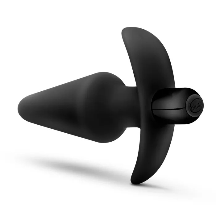 Anal Anal Adventures Platinum By Blush Black 5Inch Vibrating Anal Plug Blush