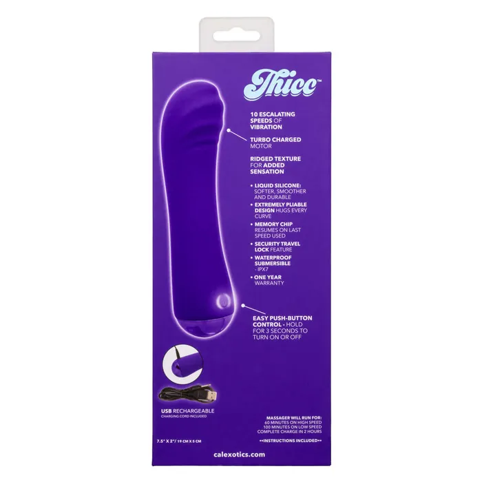 California Exotic Novelties Anal Thicc Chubby Buddy Powerful Silicone Massager for Deep Pleasure by California Exotic Novelties