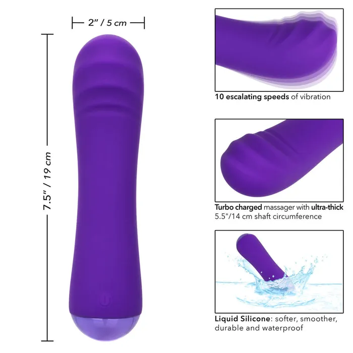 California Exotic Novelties Anal Thicc Chubby Buddy Powerful Silicone Massager for Deep Pleasure by California Exotic Novelties