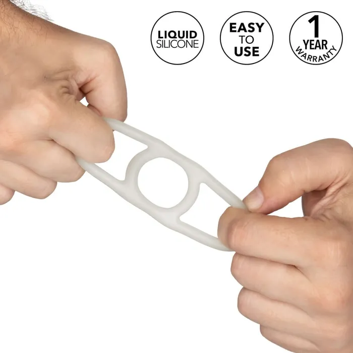 Female Sex Toys California Exotic Novelties Alpha Commander Liquid Silicone Ring Natural Enhance Endurance Amplify Pleasure