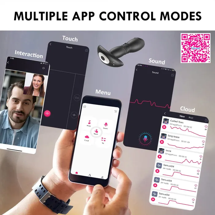 Female Sex Toys Vibratoy Shop APP Control Anal Vibrator