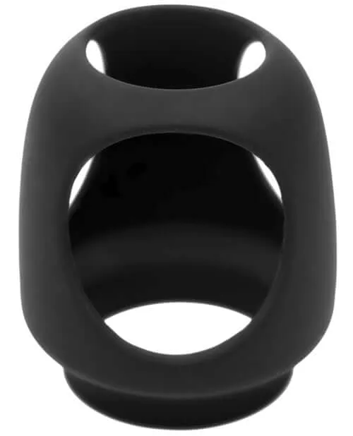 Female Sex Toys XR Brands Enhance Your Pleasure with the Wand Essentials Strap Cap Harness for Dildos in Black