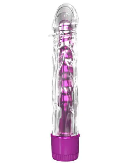 Pipedream Products CLASSIX MR TWISTER PINK METALLIC VIBE W TPE SLEEVE Vibrators