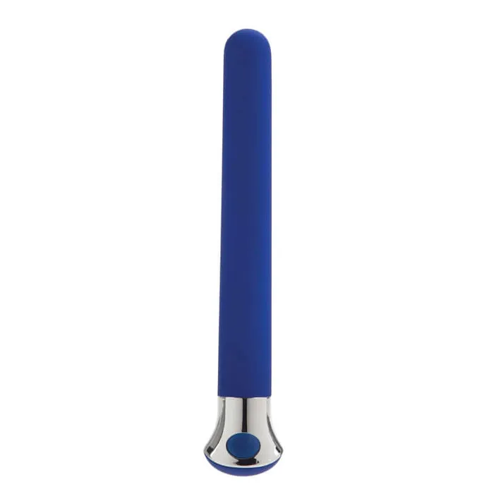 Vibrators 10Function Risque Slim Blue Vibrator California Exotic Novelties